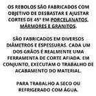 Rebolo Copo Cônico Mini Grão 80 - Forcety