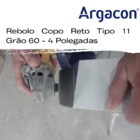 Rebolo Copo Reto Grão 60 Argacon
