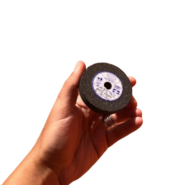 Rebolo Disco De Desbaste Acabamento Aço Furadeira 3x1/2 Pol C