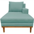 Recamier 165cm Suede Almeria Maranata Estofados Azul Tiffany