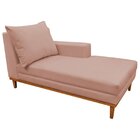 Recamier Almeria 165cm Suede Maranata Estofados Rose