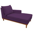 Recamier Almeria 165cm Suede Maranata Estofados Roxo