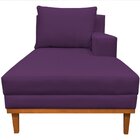 Recamier Almeria 165cm Suede Maranata Estofados Roxo