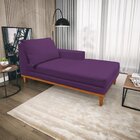 Recamier Almeria 165cm Suede Maranata Estofados Roxo