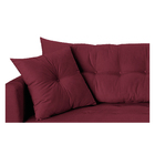 Recamier Azura 185cm Com Almofada Lado Direito Suede - Doce S