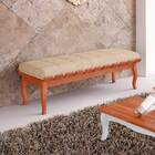 Recamier Banco Isabela 140 Cm Retrô Pés Luiz Xv Estofado Made