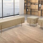 Recamier Banco Luxo Eros Moderno Bege