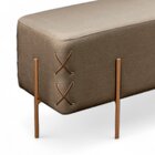 Recamier Banco Luxo Eros Sala De Estar Cappuccino