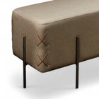 Recamier Banco Luxo Eros Sala De Estar Cappuccino