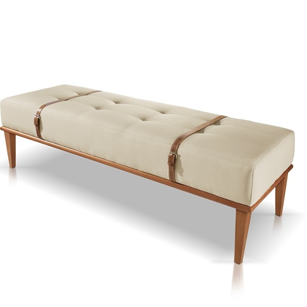 Recamier Banco Puff Roma Linho Offwhite 01t