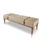 Recamier Banco Puff Roma Suede Bege Medio 02