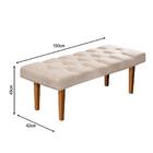 Recamier Banco Quarto Paris 150cm Suede Pavia