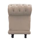 Recamier Barcelona Namoradeira Suede Bege - D'rossi