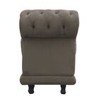 Recamier Barcelona Namoradeira Suede Marrom Rato - D'rossi