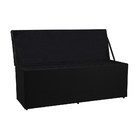 Recamier Baú 1,95m Madrid Suede Preto Dal Poz Estofados