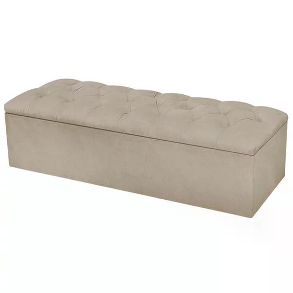 Recamier Bau 130cm Madeira Dallas Tec A103 At Móveis