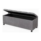 Récamier Baú Cama Casal Mariana 130x31x43 Sued