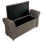 Recamier Baú Casal 140cm Detroit Tec Sued 1065 - Zidi