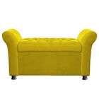 Recamier Bau Egeo 120x Suede Amarelo - Dominic Decor