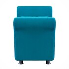 Recamier Bau Egeo 120x Suede Azul Turquesa - Dominic Decor