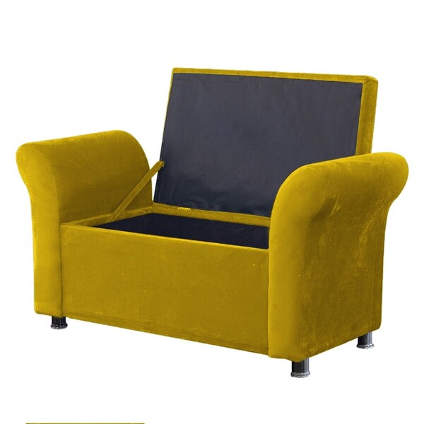 Recamier Bau Egeo 120x Suede Mostarda - Dominic Decor