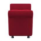 Recamier Bau Egeo 120x Suede Vermelho - Dominic Decor