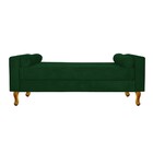 Recamier Baú Félix Queen Size 160cm Suede Verde - Amarena Móv