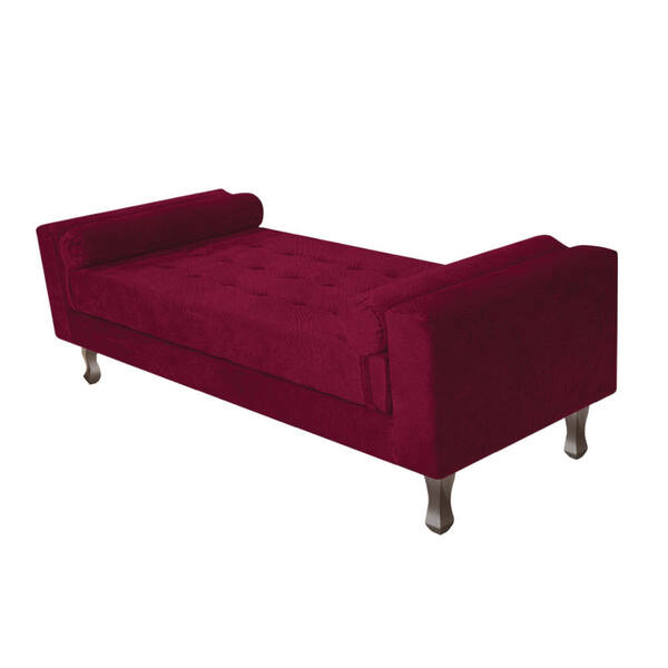 Recamier Baú Félix Solteiro 120 Cm Suede - Amarena Móveis - B