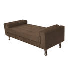 Recamier Baú Félix Solteiro 120 Cm Suede - Amarena Móveis - M