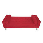 Recamier Baú Félix Solteiro 120 Cm Suede - Amarena Móveis - V