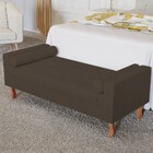 Recamier Baú Félix Solteiro 120 Cm Suede - Doce Sonho Móveis