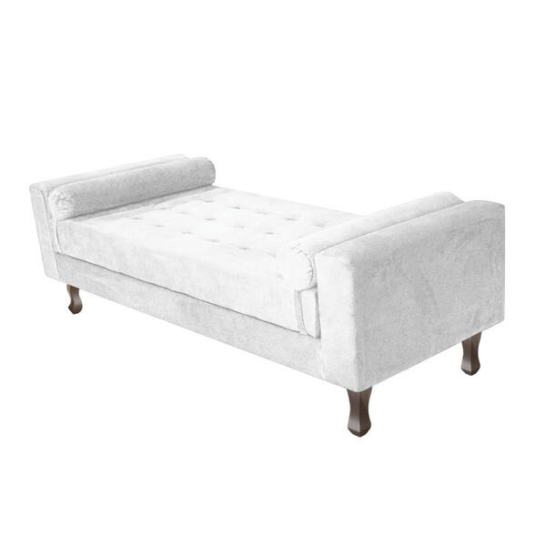 Recamier Baú Félix Solteiro 140 Cm Suede - Doce Sonho Móveis