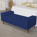 Recamier Baú Félix Solteiro 195 Cm Suede - Doce Sonho Móveis