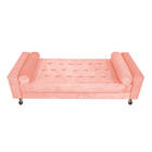 Recamier Baú Félix Solteiro 90 Cm Suede - Doce Sonho Móveis -