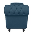 Recamier Baú Grécia 1 40 M Linho D'rossi - Azul Royal A121