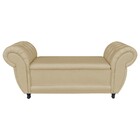 Recamier Baú Grécia 1 40 M Linho D'rossi - Bege A32
