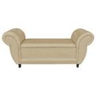 Recamier Baú Grécia 1 40 M Linho Palha A32 D'rossi