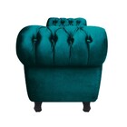 Recamier Baú Londres 1 20 Acetinado D'rossi - Azul