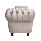 Recamier Baú Londres 1 20 Acetinado D'rossi - Bege