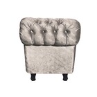 Recamier Baú Londres 1 20 Acetinado D'rossi - Trabalhado Bege