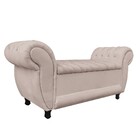 Recamier Baú Londres 1 20 M Suede Bege M11 - D'rossi