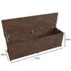 Recamier Baú Montessoriano Brinquedo Madeira Ripado Box Para