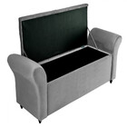 Recamier Baú Queen 160cm Detroit Tec Veludo 15201 - Zidi