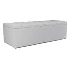 Recamier Calcadeira Bau 140 Cm Dalia Linho Artte