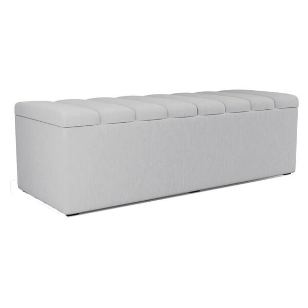 Recamier Calcadeira Bau 140 Cm Dalia Linho Artte