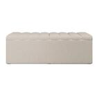 Recamier Calcadeira Bau 140 Cm Dalia Linho Artte