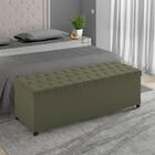 Recamier Calçadeira Bau 140 Cm Rodizios Madi Corano Peer