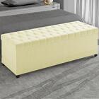 Recamier Calçadeira Bau 140 Cm Rodizios Madi Corano Peer