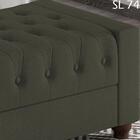 Recamier Calçadeira Bau 160 Cm Pes Mdf Parri Linho Peer