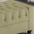 Recamier Calçadeira Bau 160 Cm Pes Mdf Parri Linho Peer